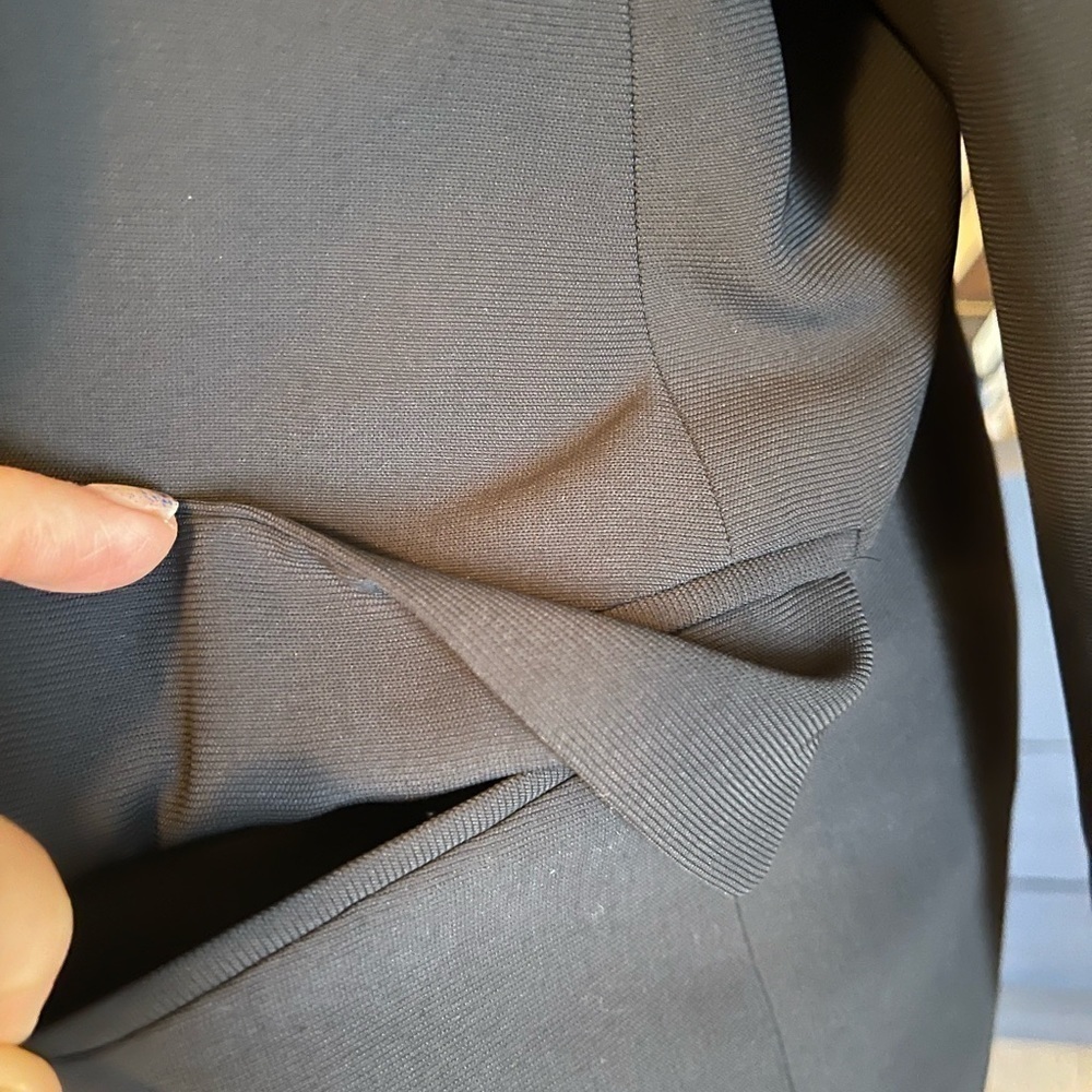 Vintage Blazer Irene Van Ryb Sz 12 Classy Black EU 44 Office Church Dressy Work - Picture 6 of 10